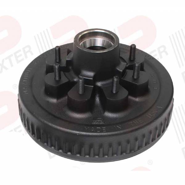 008-219-04 7000lb 8 on 6-1/2" Bolt Pattern 12" Brake Drum with 1/2" Lug Studs