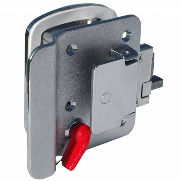 013572 Global FIC Chrome RV Trailer Side Entry Door Lock #2