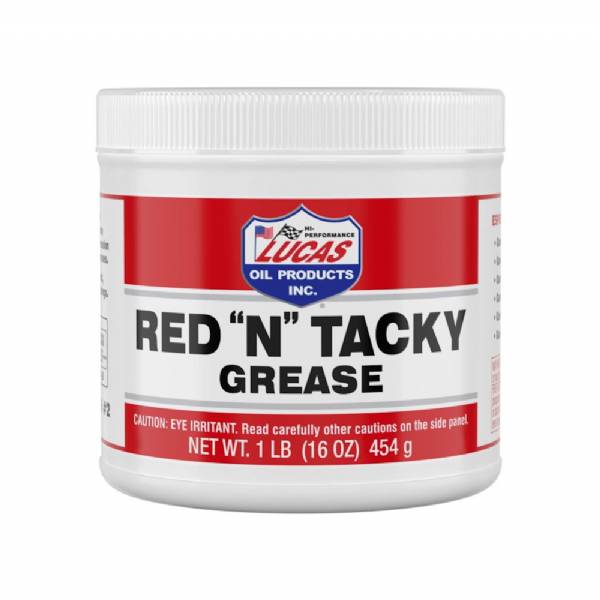 10574 Lucas Oil RED "N" TACKY Bearing Grease 1-LB Tub