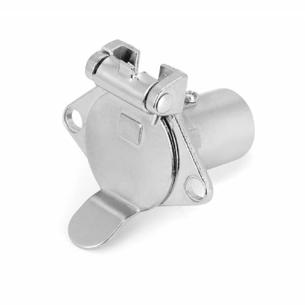 11-410P 4-Way Chrome Plated Vehicle Connector Socket #2