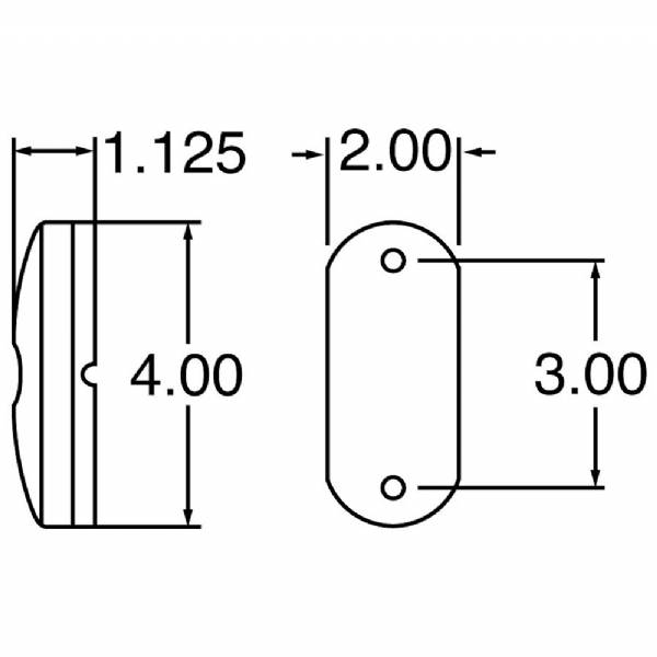 1211A Amber clearance / marker light #4