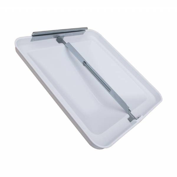 13-2668 White Ramp-Style Easy Change Universal Roof Vent Lid #3