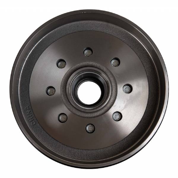 19-130 7000lb 8 on 6-1/2" Bolt Pattern 12" Complete Pre-Greased Brake Drum Kit with 1/2" Lug Studs #4