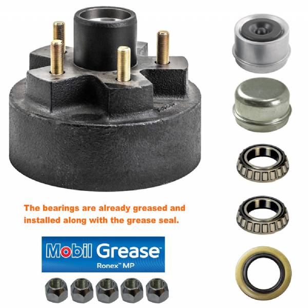 19-140 2200lb Complete Pre-Greased 7" Drum Kit