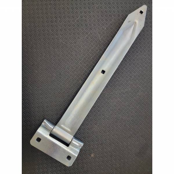 233110 16" Bolt On Zinc Plated Steel Strap Hinge #2