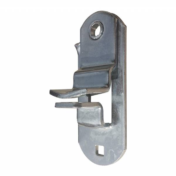 234000-H Zinc Plated Steel Door Hasp 4" Centers #2