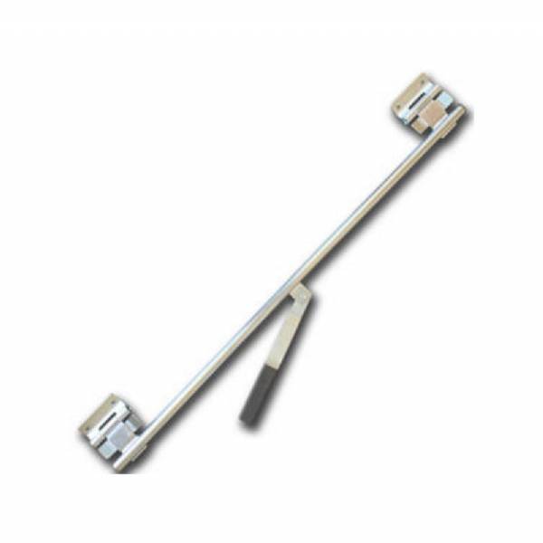 234045 45" Zinc Plated Trailer Door Bar Lock