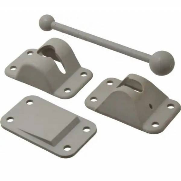 235510 6" Plastic Ball and Socket Door Holdback for Trailer Doors