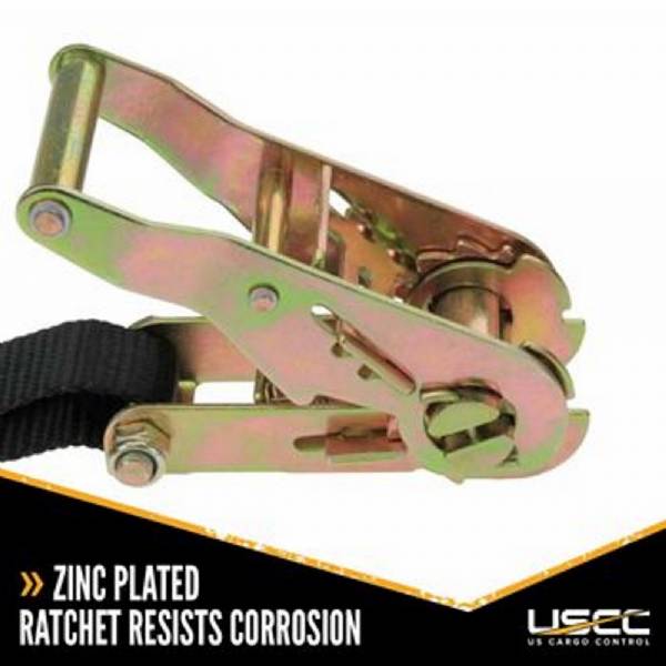 2610SH254 Black Ratchet Strap #2