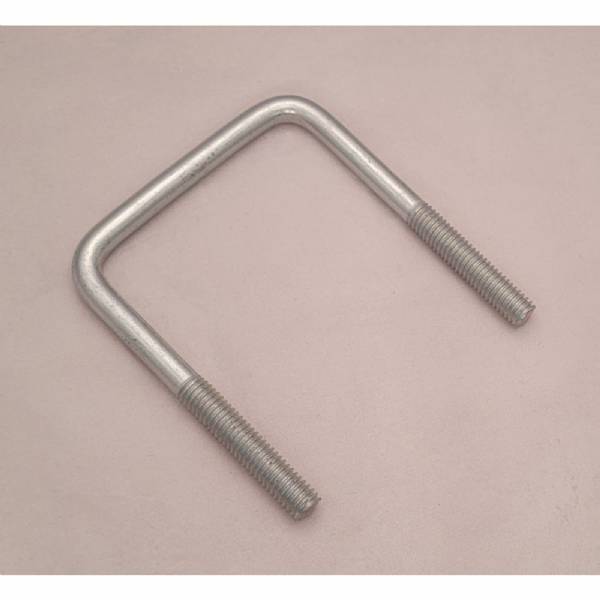 290-002422 U-Bolt 3/8"-16 Thread x 3"Wide x 4"Tall Zinc Plated