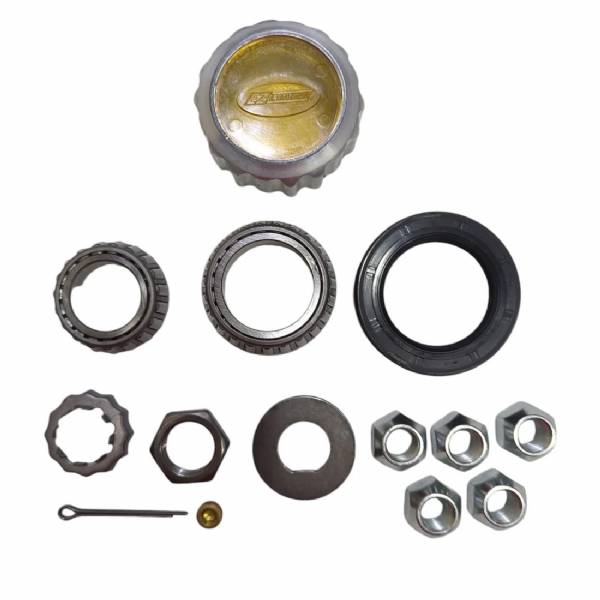 300-029534 3700lb 5 on 4-1/2" Bolt Pattern Oil Bath Idler Hub Kit with 1-1/16" and 1-3/8" Bearing Set #4