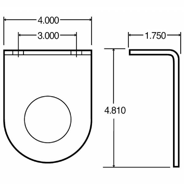 30728 Light Mount Bracket for 2" Grommet Lights #3