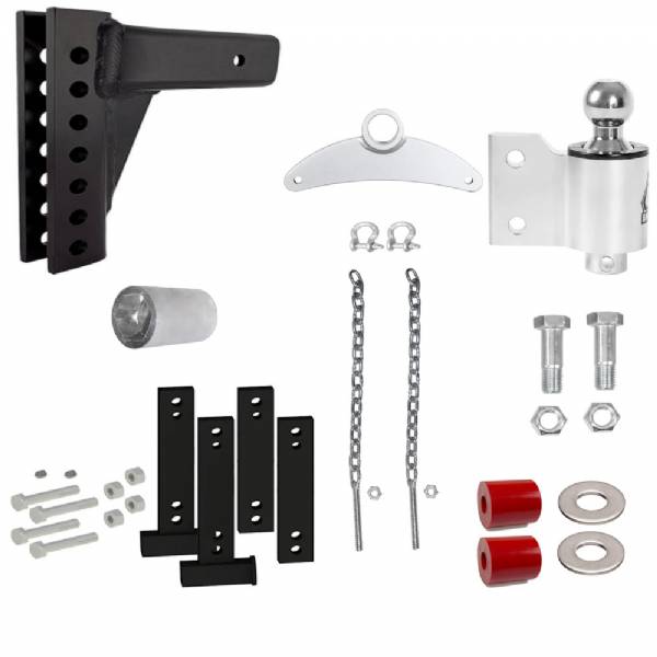 3398-3-78 3" Shank 8" Drop 2-5/16" Ball 16K Tall Frame No-Sway Weight Distribution Hitch Kit #6