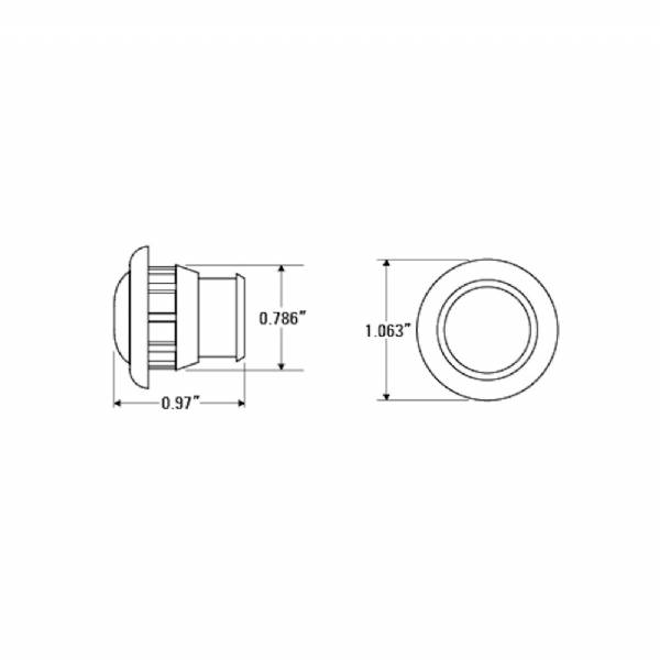 3504205 Amber LED Marker Light #6