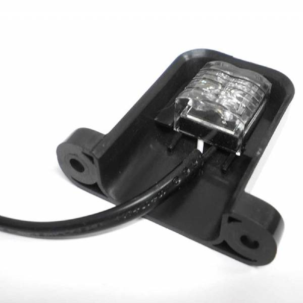 3504213 LED License Light Black Plastic