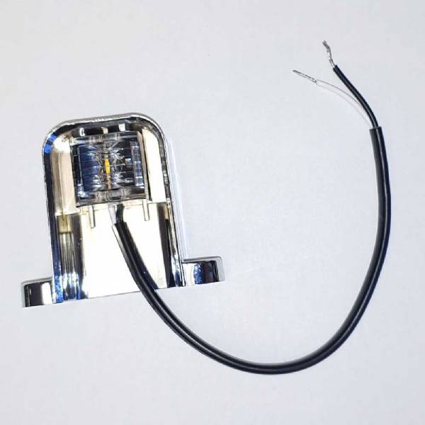 3504214 LED License Light Chrome Plastic