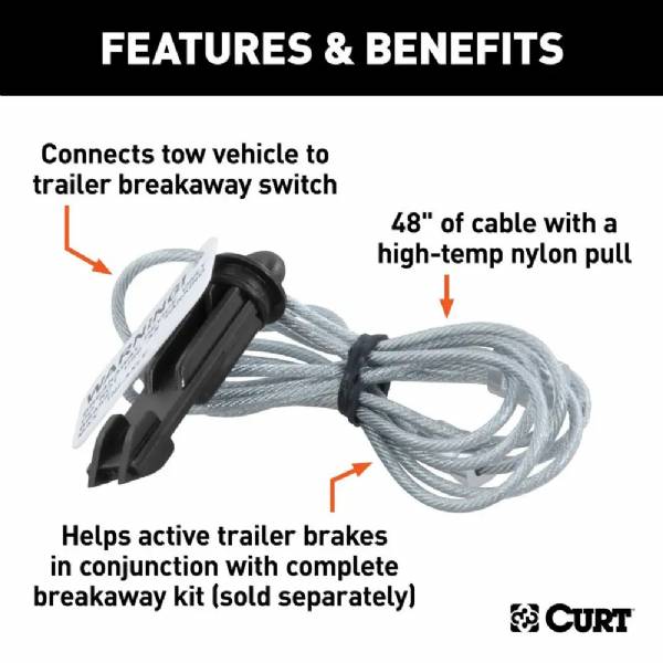 52020 48" Replacement Breakaway Pin and Cable #2