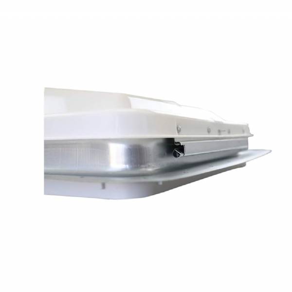 55-5026 14" x 14" Universal Ramp Style White Roof Vent #6