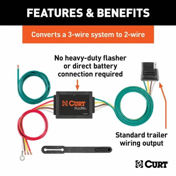 56130 3-to-2-Wire Taillight Converter Non-Powered #2