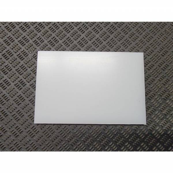 680198 White 2" x 3" HDPE Striker Strip