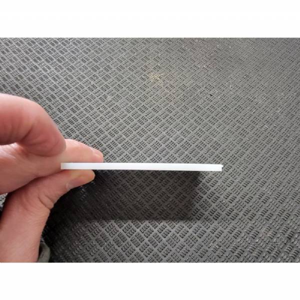 680198 White 2" x 3" HDPE Striker Strip #2