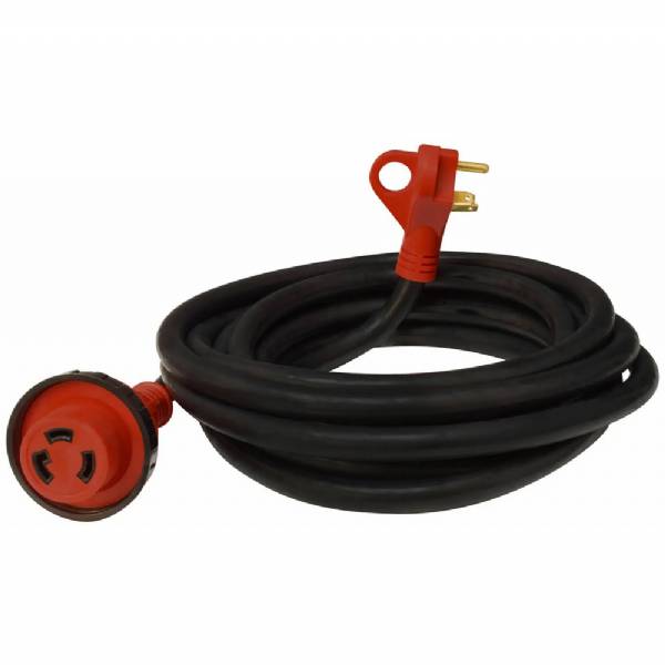 A10-3025ED 25-ft 30-Amp to 30-Amp Detachable Power Cord Extension with Locking Ring