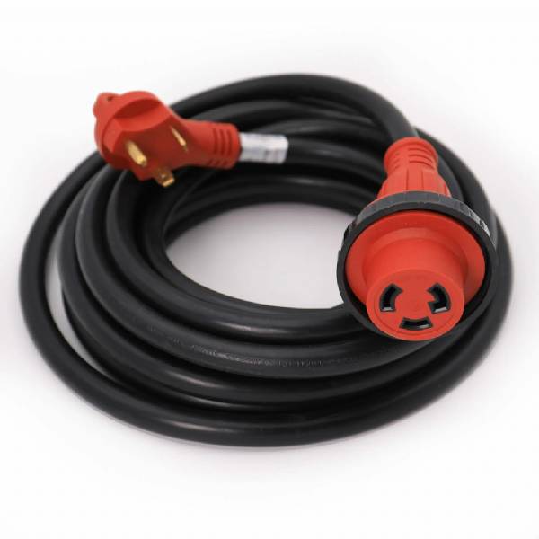 A103025ED 25ft 30Amp to 30Amp Detachable Power Cord Extension with Locking Ring #4