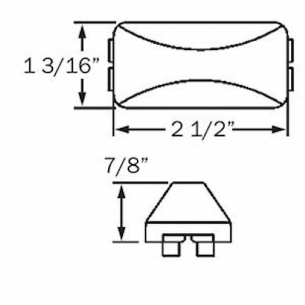 A91AB Amber Sealed Marker Light #3