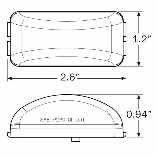 AL91AB Amber LED Marker Light #3