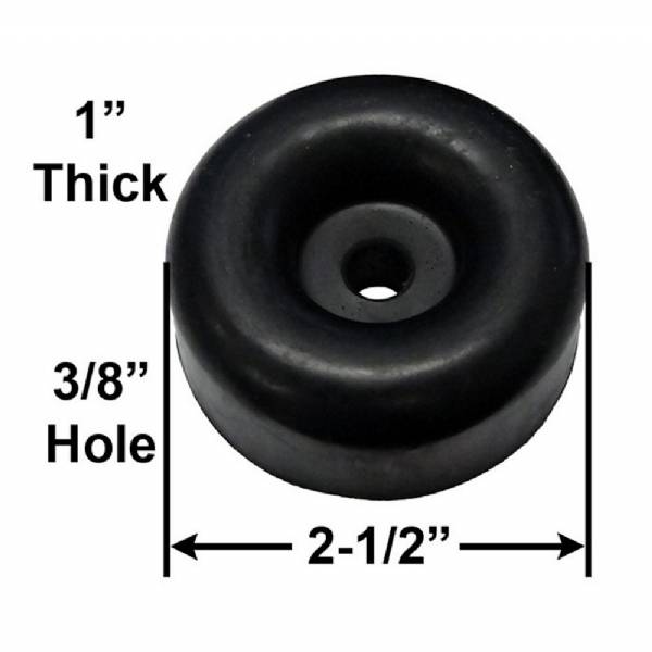 B1001 Round Rubber Door Bumper #3