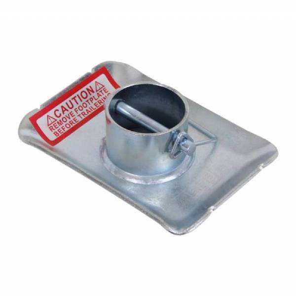 JF-100-Z Short Steel Jack Foot Pad with Pin