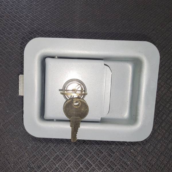 L1980 Steel Junior Locking Flush Paddle Latch