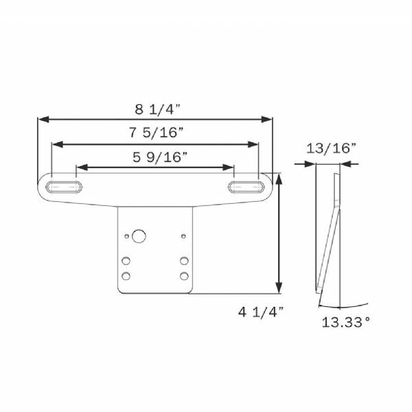 LP5SB Plastic License Plate Bracket #3