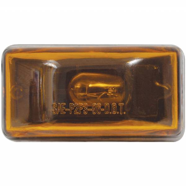 MC95AB Yellow Stud Mount Marker Light with Stainless Steel Base