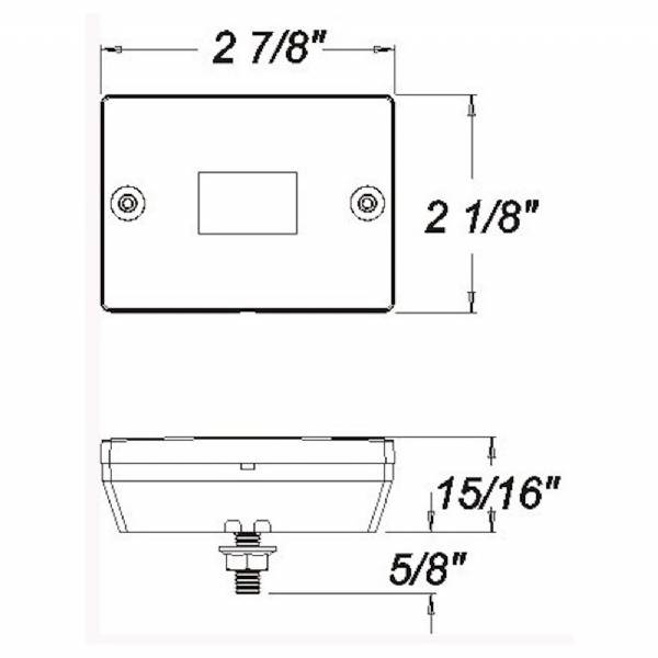 MCL36RB Red LED Marker Light #3