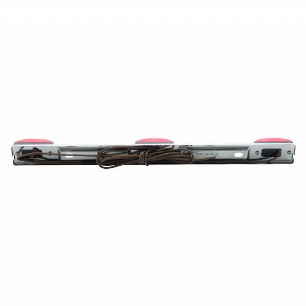 MCL97RB Red LED Identification Light Bar with Stainless Steel Base #3