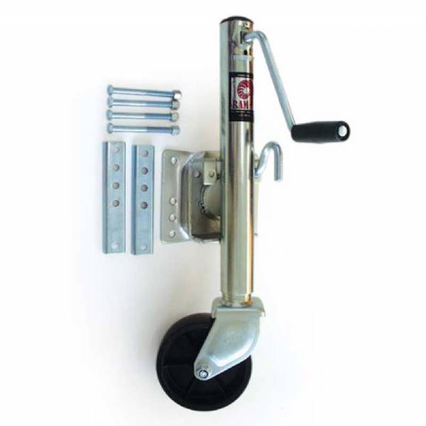 MJ-1200B 1200LB Sidewind Bolt-on Marine Swivel Jack with 6-inch Wheel