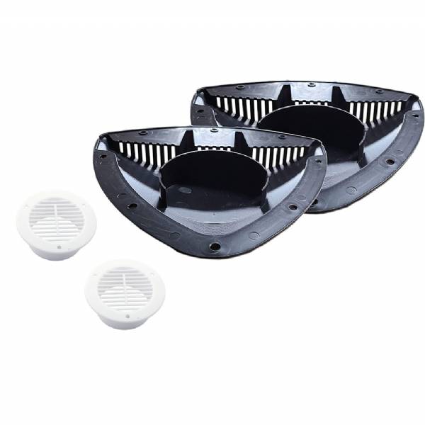 Q100000 Sidewall Vent Kit  Black #4