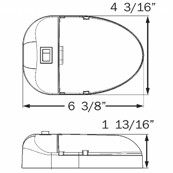 RVILL33 Single LED dome Light #2