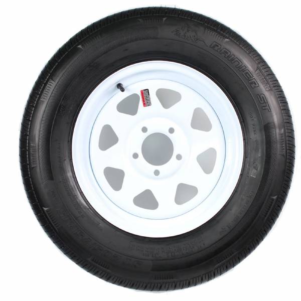 ST205/75R15LRC545WS White Spoke Rainier ST Radial Combo