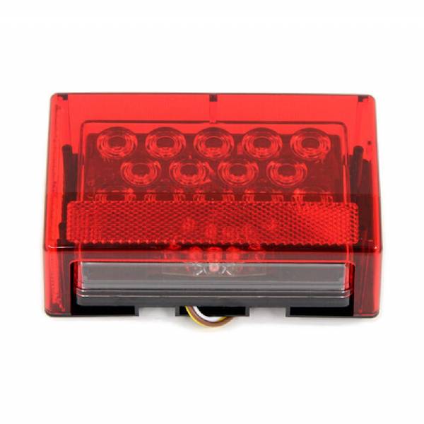 STL57RB Left Hand LED Submersible Tail Light with License Light for over 80" wide trailers #4