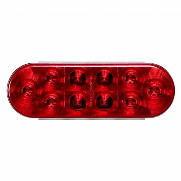 STL72RB Red 6" Oval LED Stop/Turn/Tail Light