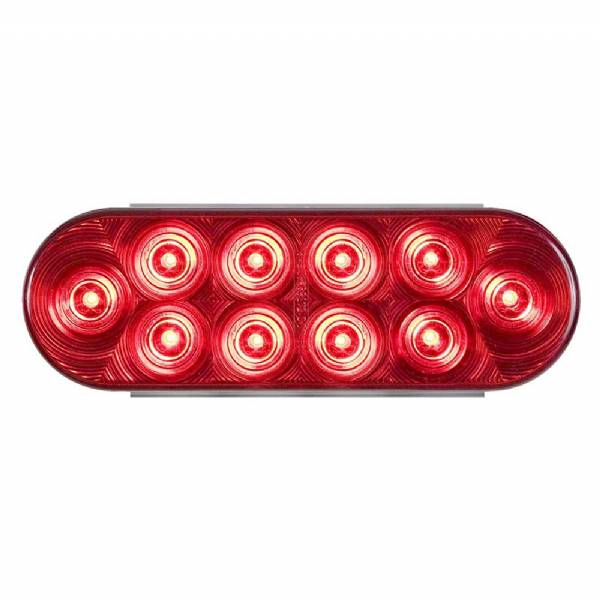 STL72RB Red 6" Oval LED Stop/Turn/Tail Light #2