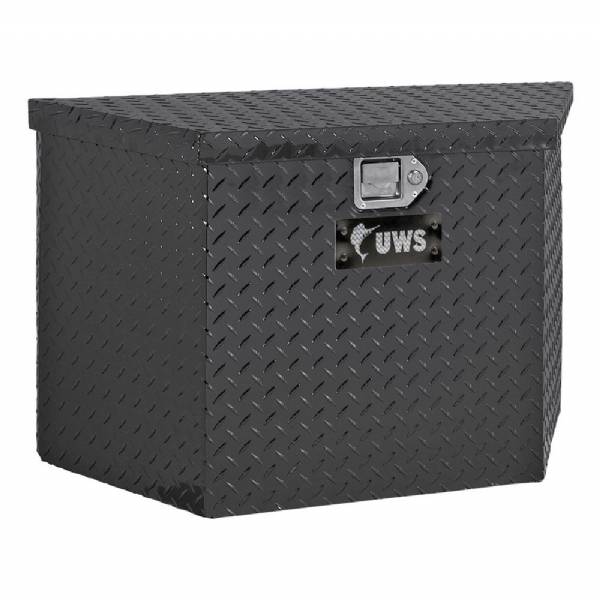 TBV34BLK 34" Black Aluminum Trailer Tongue Box