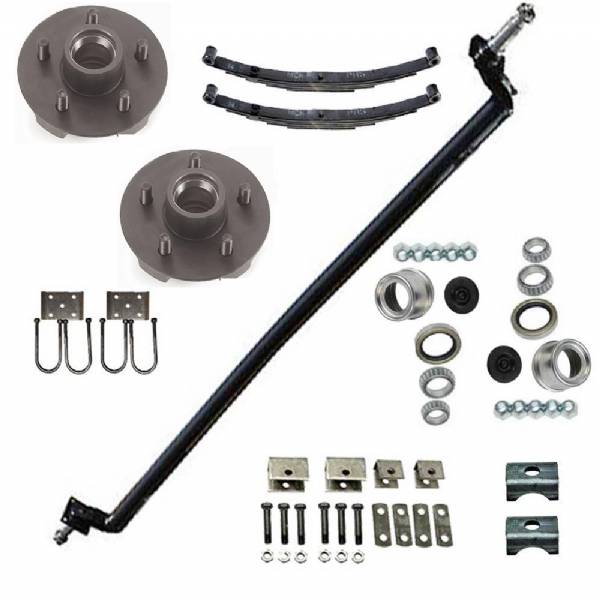 TD3500SI 3500LB 4" Drop Single Axle Package with Idlers