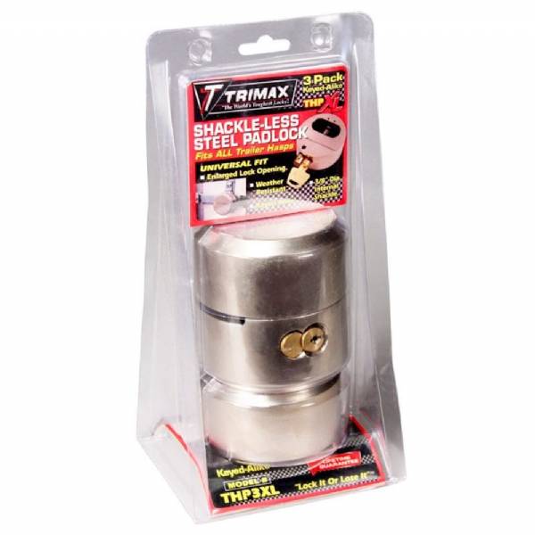 THP3XL 3 Pack Keyed Alike Hockey Puck Style Lock #4