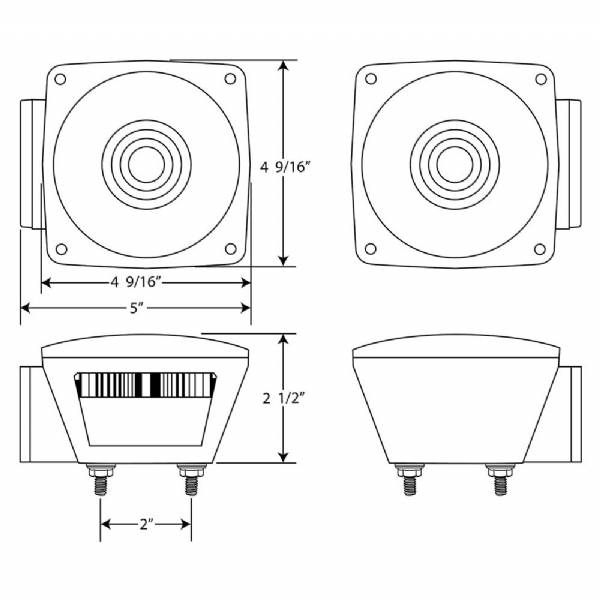 TL5RK Complete Standard Trailer Light Kit for under 80" wide Trailers #4