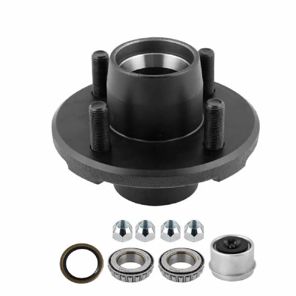 TR4102 2000lb Complete 4 Lug Hub Kit with 1" Bearings