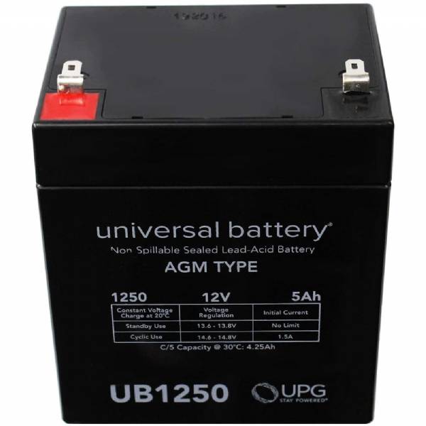 UB1250 12V 5AH Emergency Breakaway Replacement Battery #2