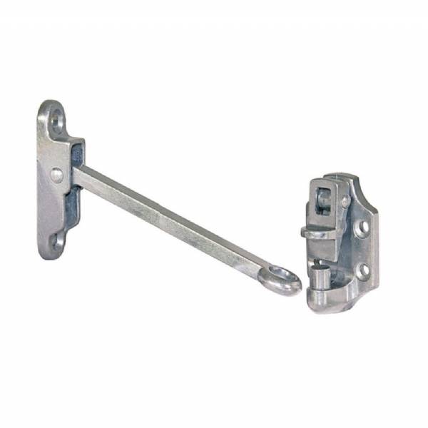 W300-010 6" Heavy Duty Aluminum Hook and Keeper Door Holdback for Trailer Doors #2